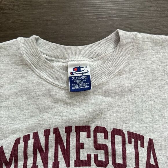 VTG 1997 NCAA Final Four Indianapolis Sweatshirt Youth XL Men's S Minnesota - Picture 3 of 6
